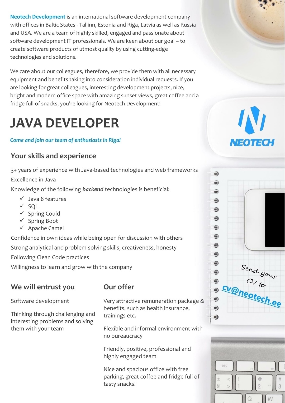 Neotech Development Java Developer