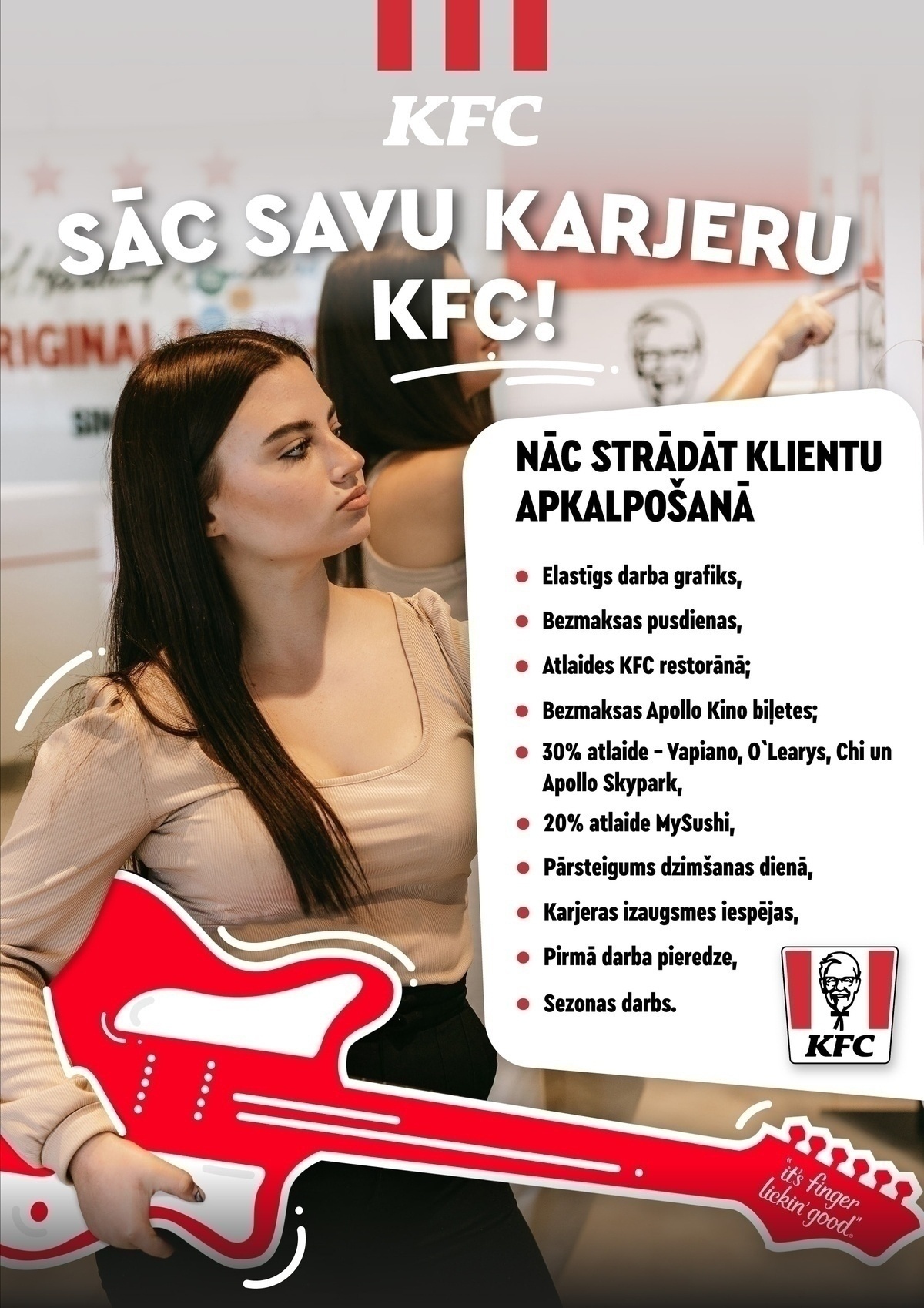 KFC Virtuves darbinieks/-ce "KFC" (TC "Origo")