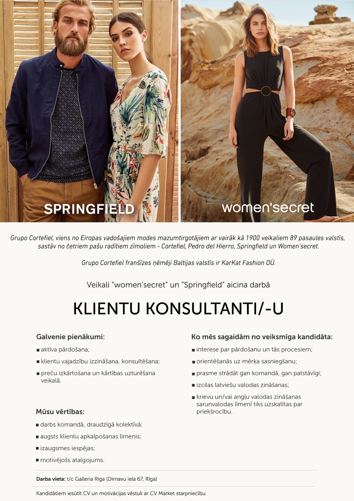 KK Fashion LV Klientu konsultants/-e