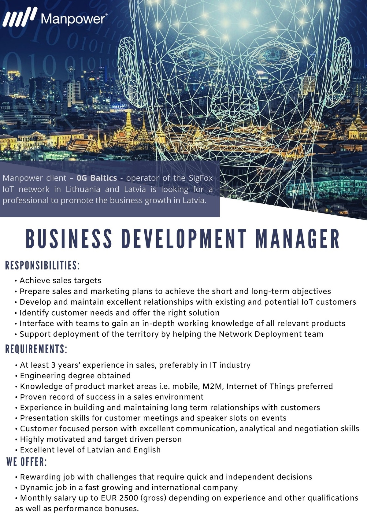 MANPOWER Business Development Manager