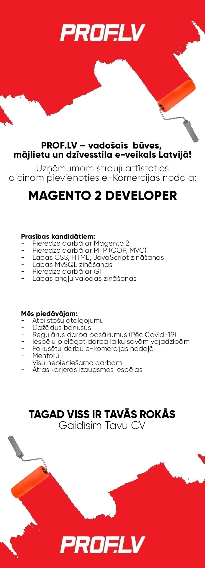 Uniserviss, SIA Magento 2 Developer