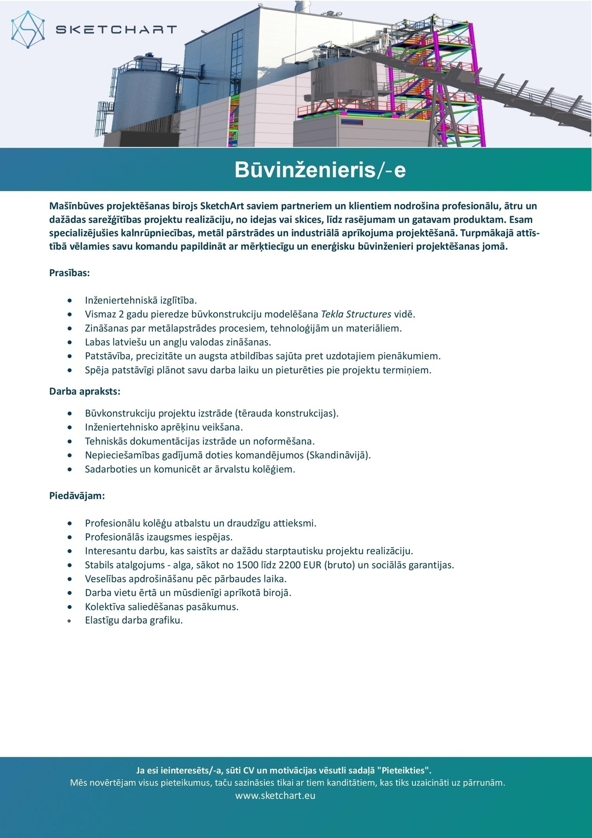 GB Engineering, SIA Būvinženieris/-e