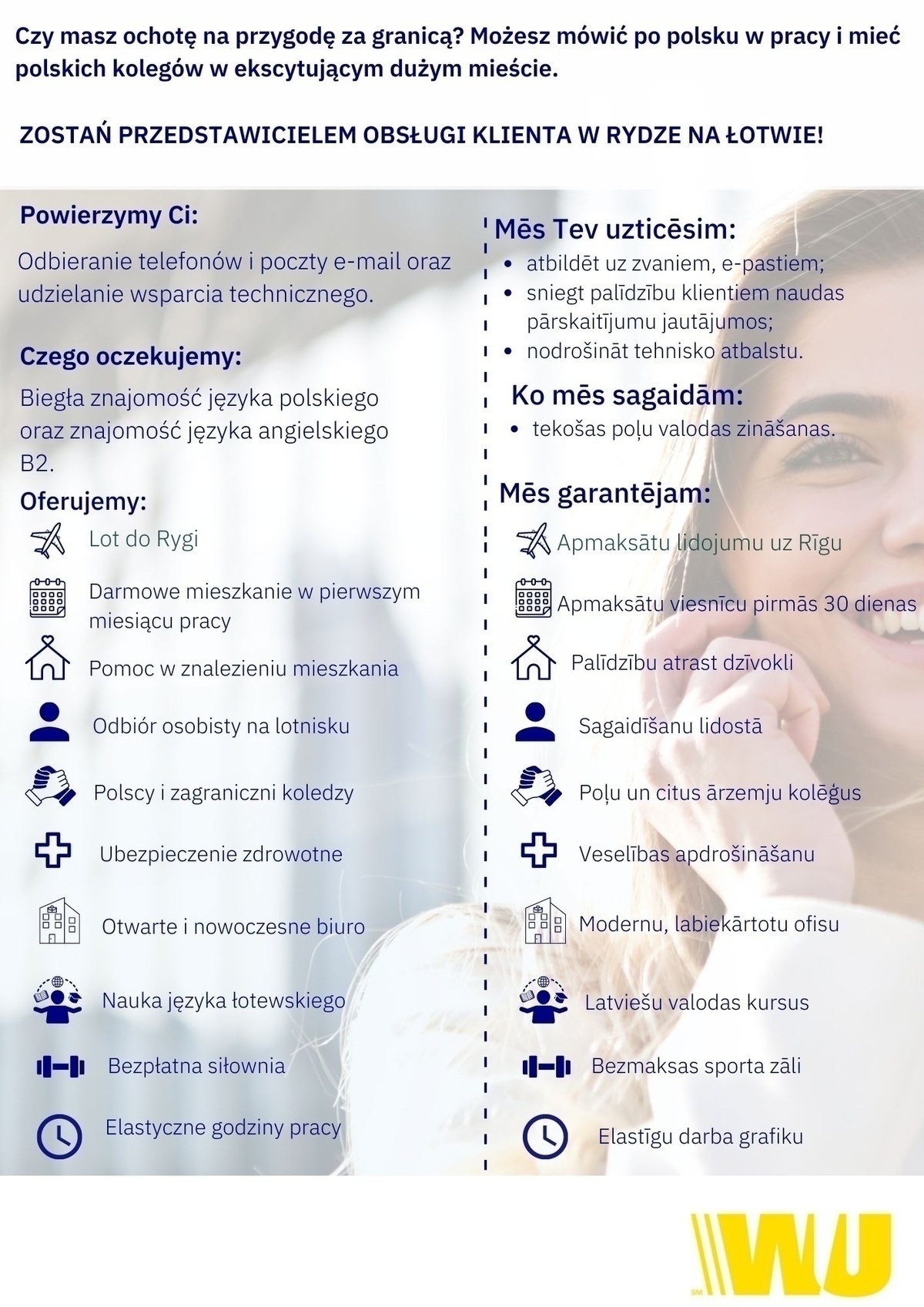 Transcom Worldwide Latvia, SIA Polish speaking customer support representative / Klientu konsultants/-e ar poļu valodas zināšanām