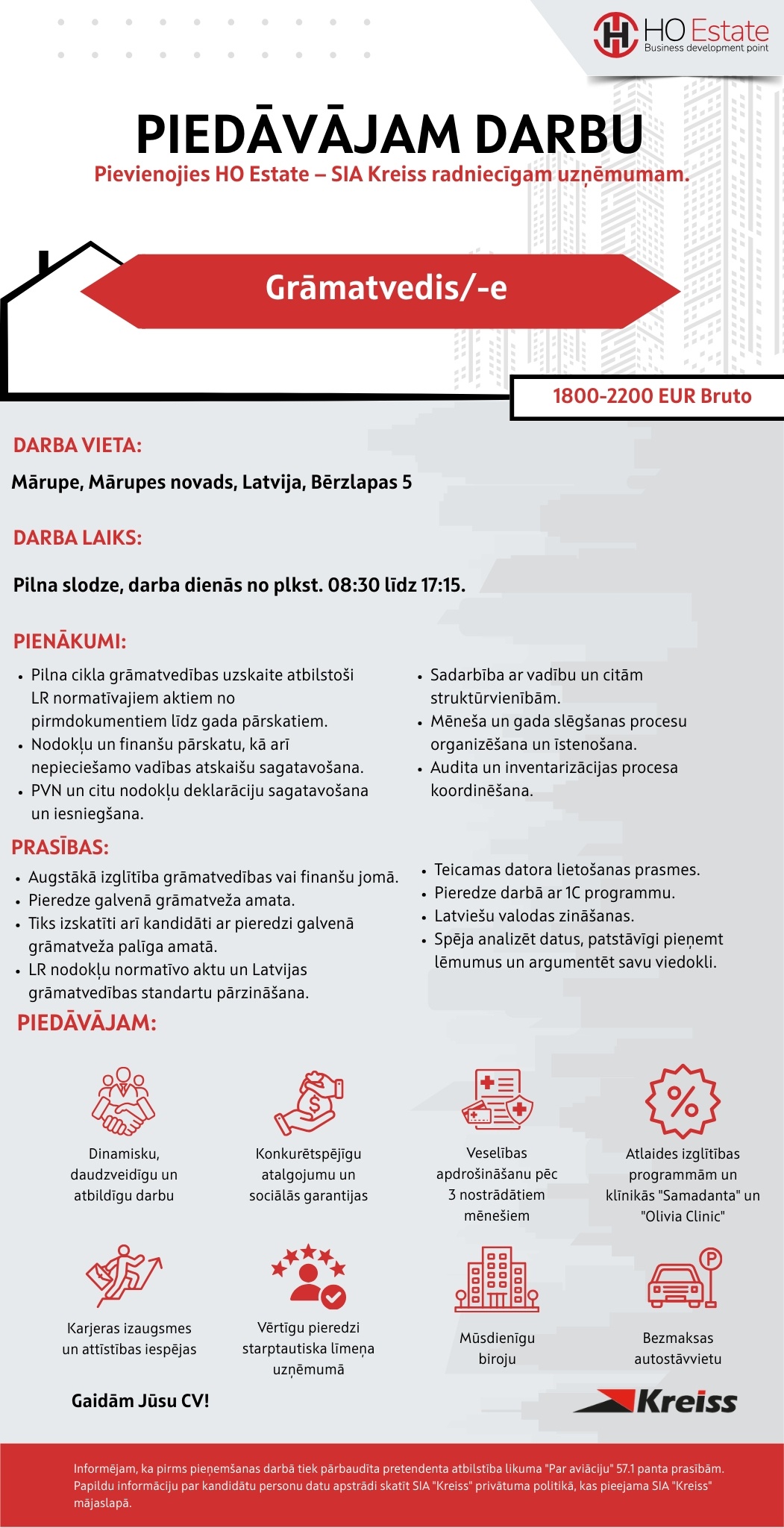 Kreiss, SIA Grāmatvedis/-e