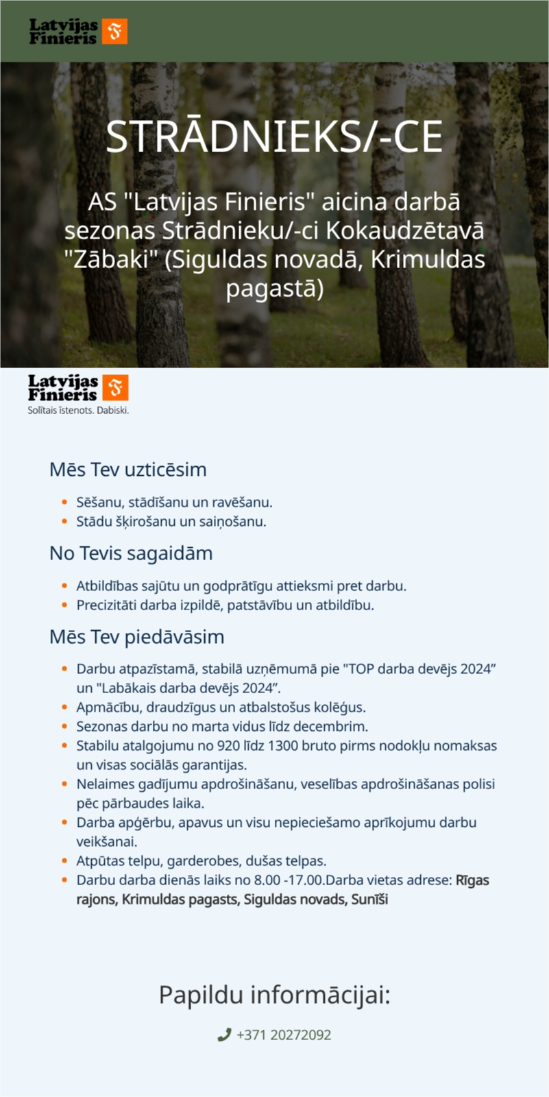 AS "Latvijas Finieris" Strādnieks kokaudzētavā