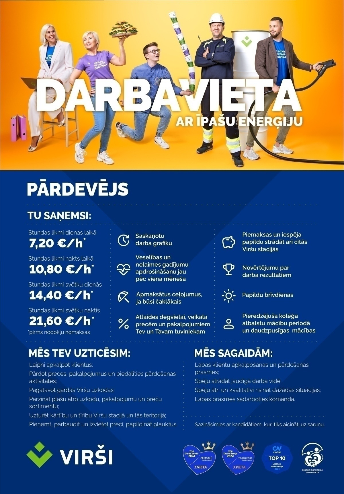 Virši-A, AS Pārdevējs/-a DUS Katrīnas dambis