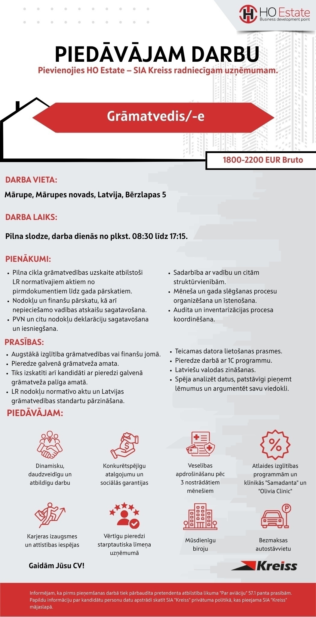 Kreiss, SIA Grāmatvedis/-e