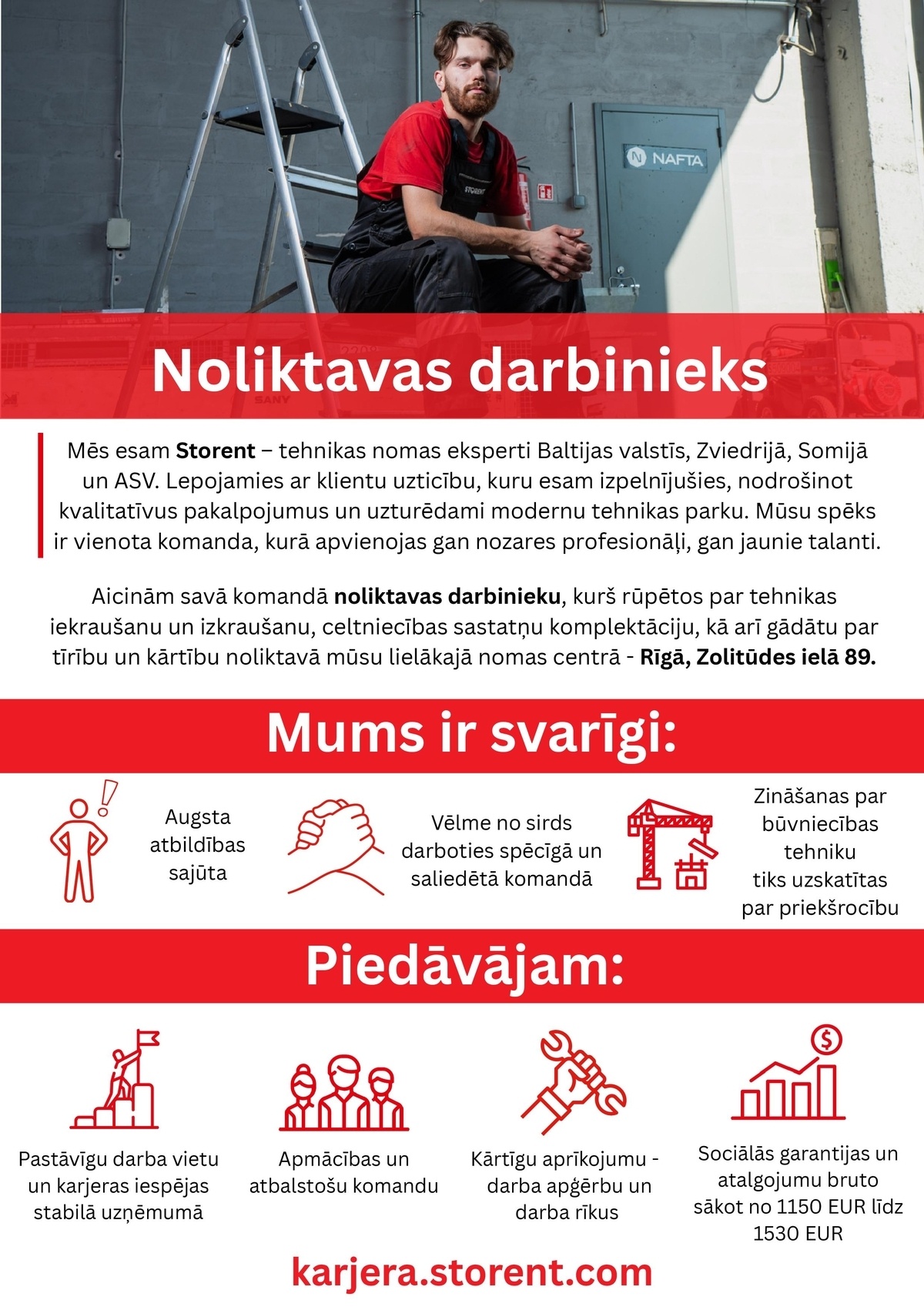 Storent, SIA Noliktavas darbinieks/-ce