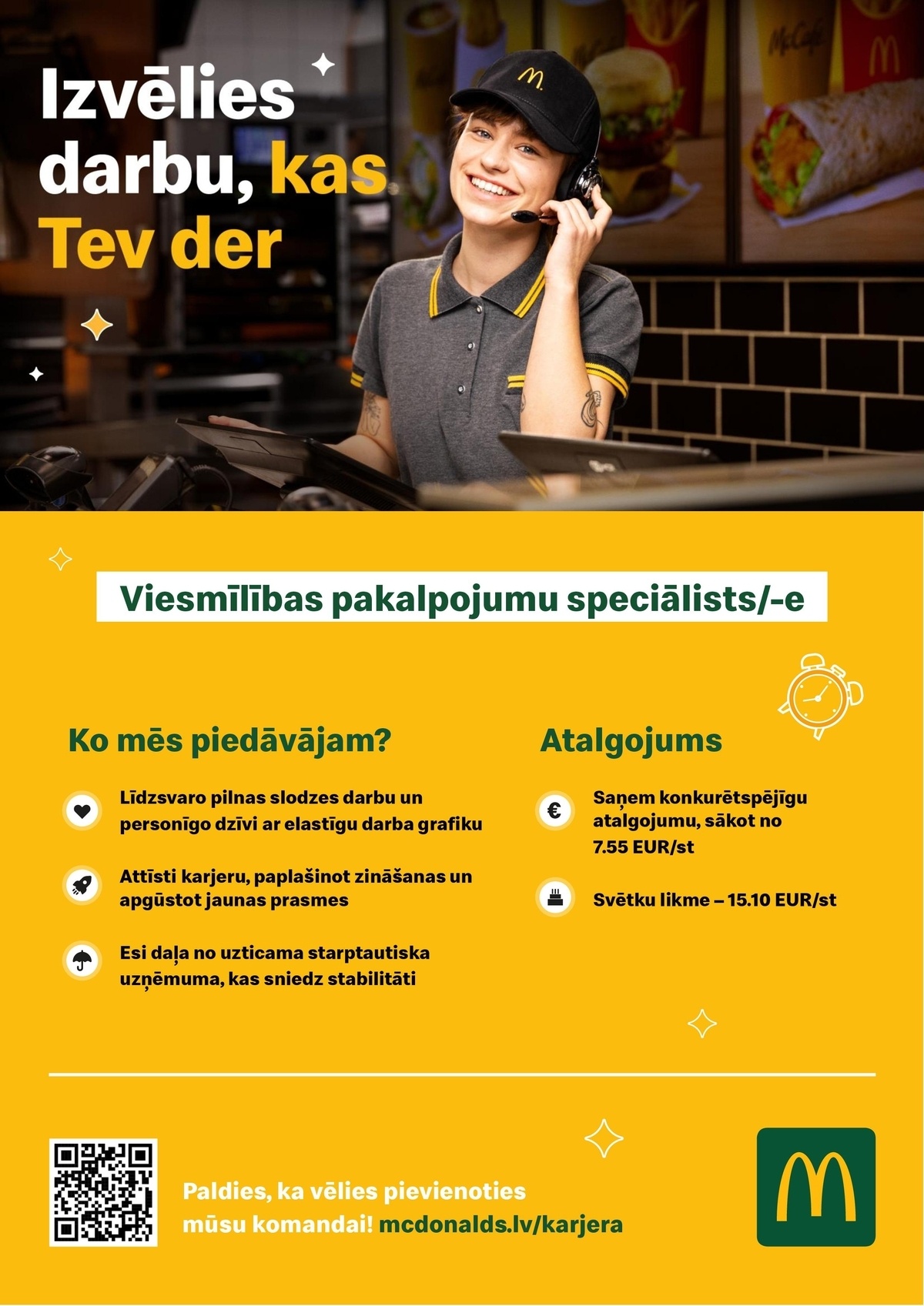 PREMIER RESTAURANTS LATVIA, SIA Viesmīlības pakalpojumu speciālists/-e