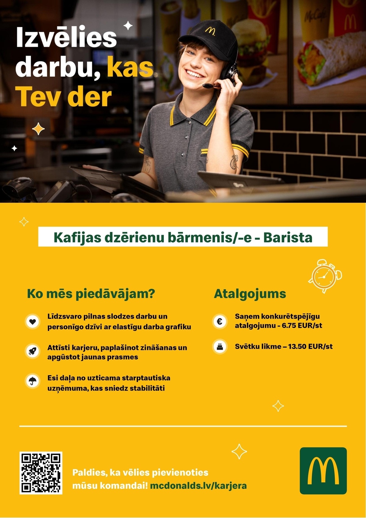 PREMIER RESTAURANTS LATVIA, SIA Kafijas dzērienu bārmenis/-e