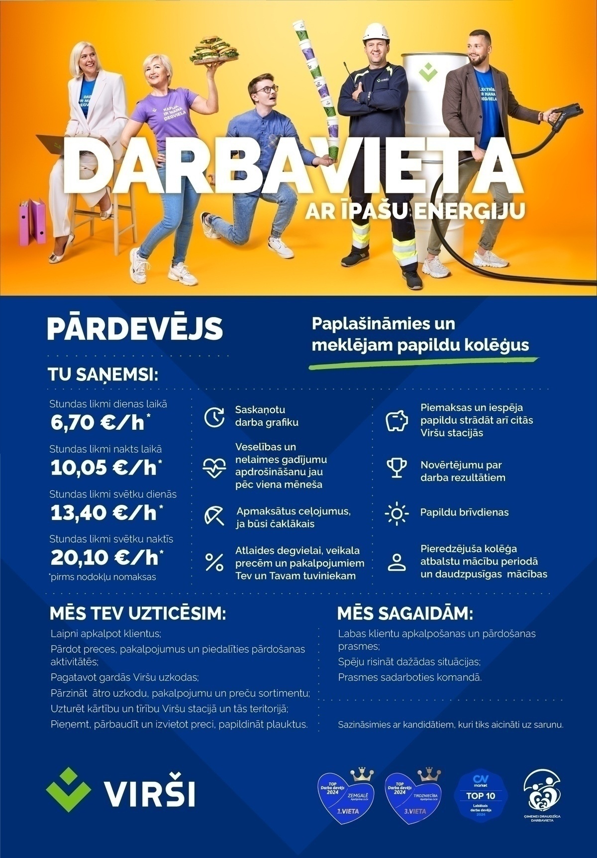 Virši-A, AS Pārdevējs/-a DUS Koknese