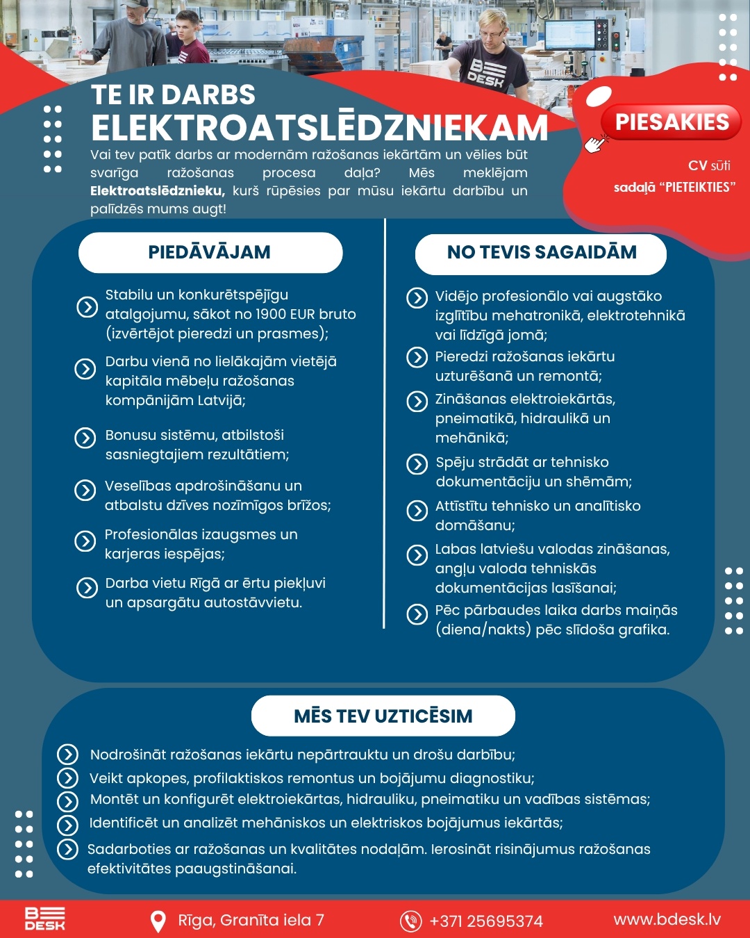 BOLDERĀJA SERVISS, SIA Elektroatslēdznieks/-ce