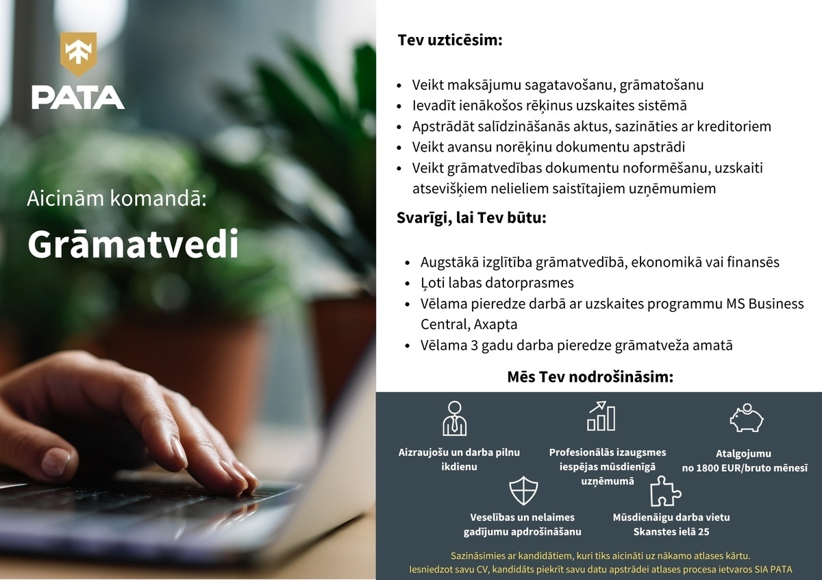 PATA, SIA Grāmatvedis/-e