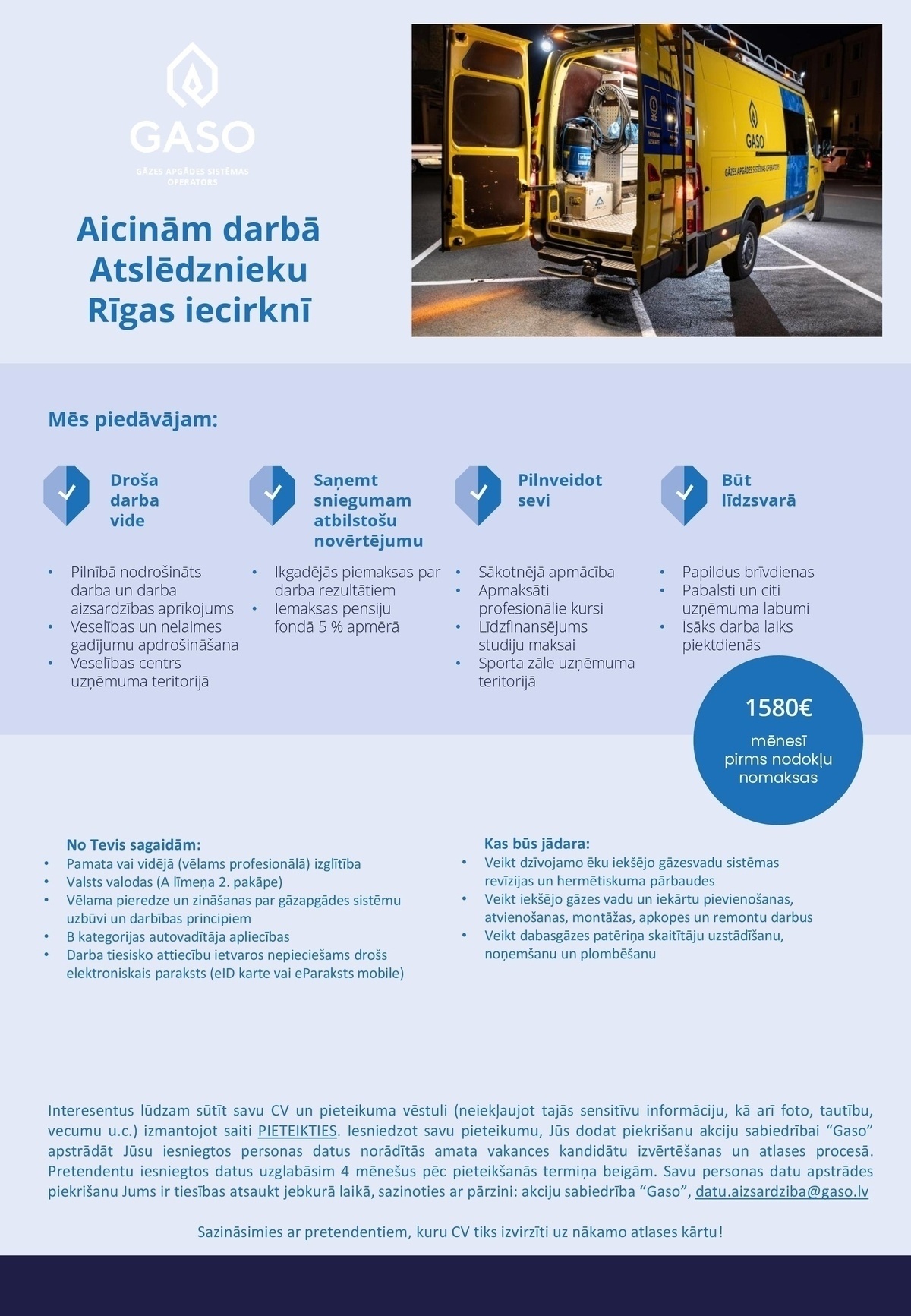 Gaso, AS Atslēdznieks/-ce