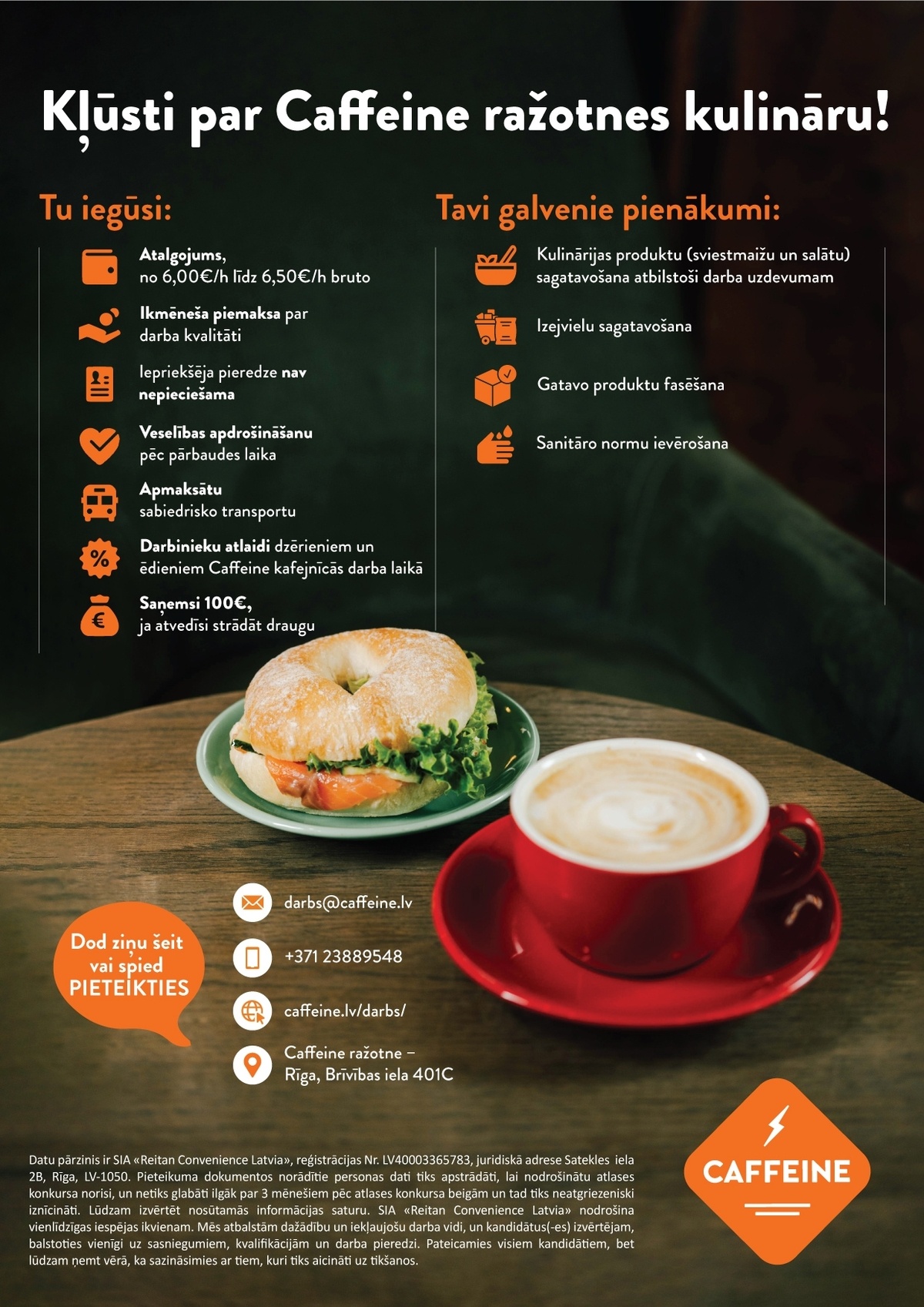 Reitan Convenience Latvia, SIA Kulinārs/-e