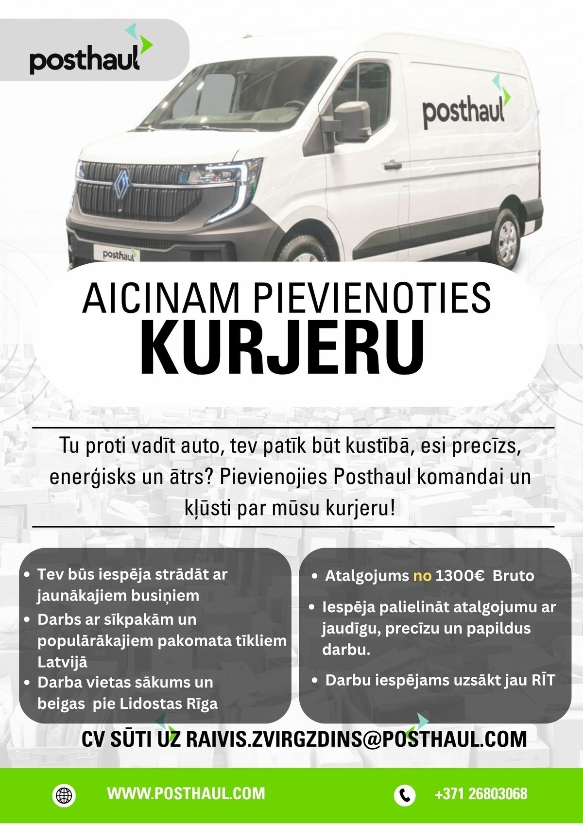 PostHaul, SIA Kurjers/-e