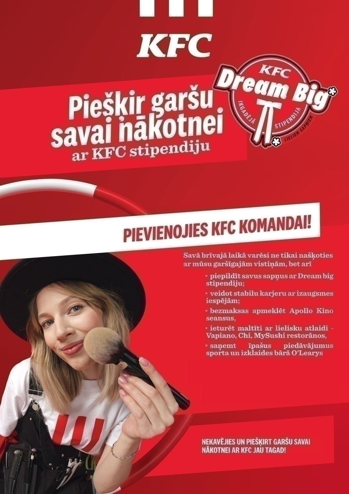 KFC "KFC Krasta" komandas darbinieks/-ce