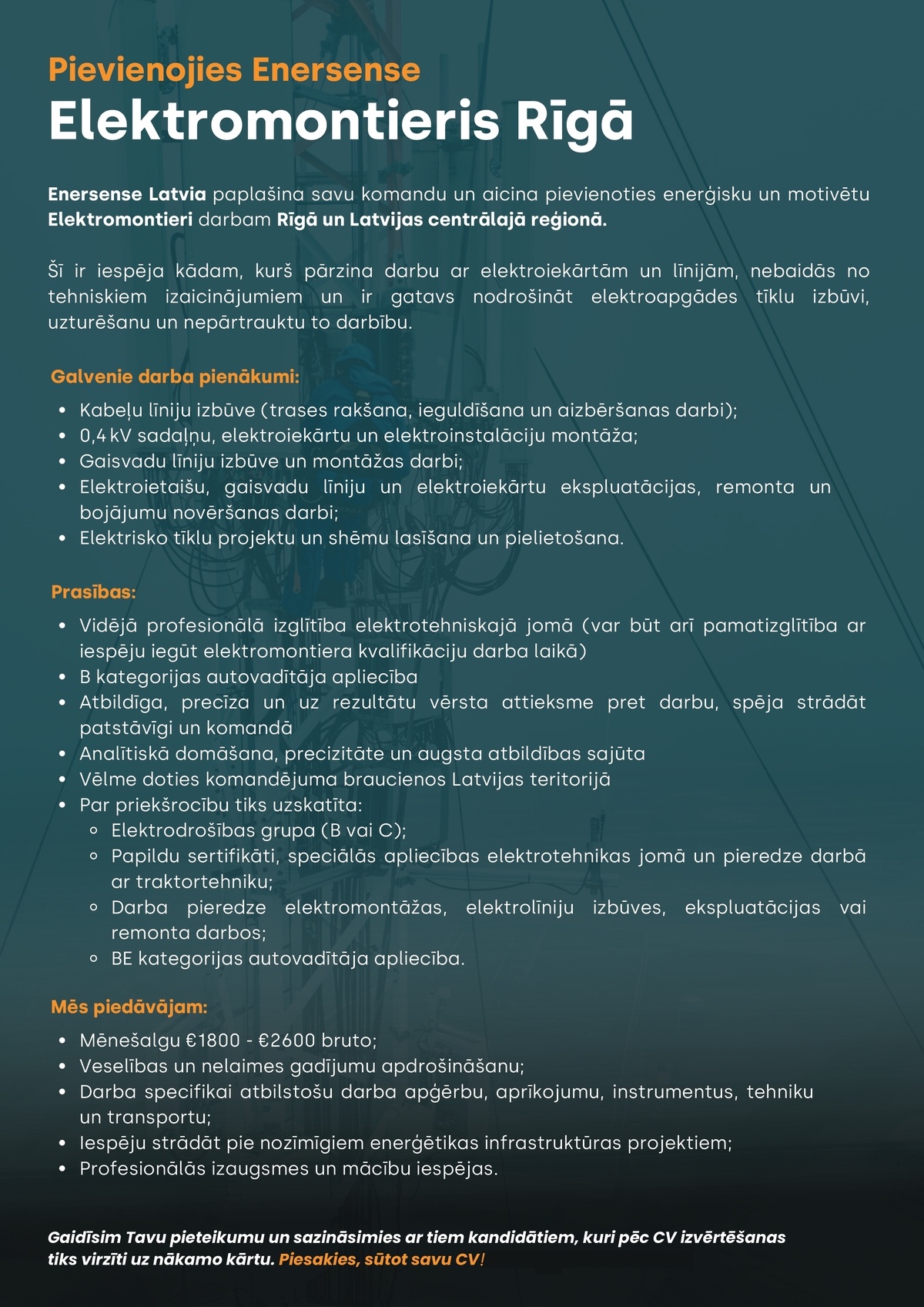 Enersense, SIA Elektromontieris/-e