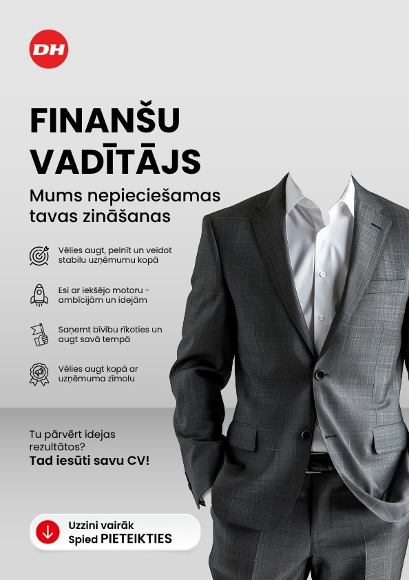DARDEDZE HOLOGRĀFIJA, SIA Finanšu vadītājs/ -a