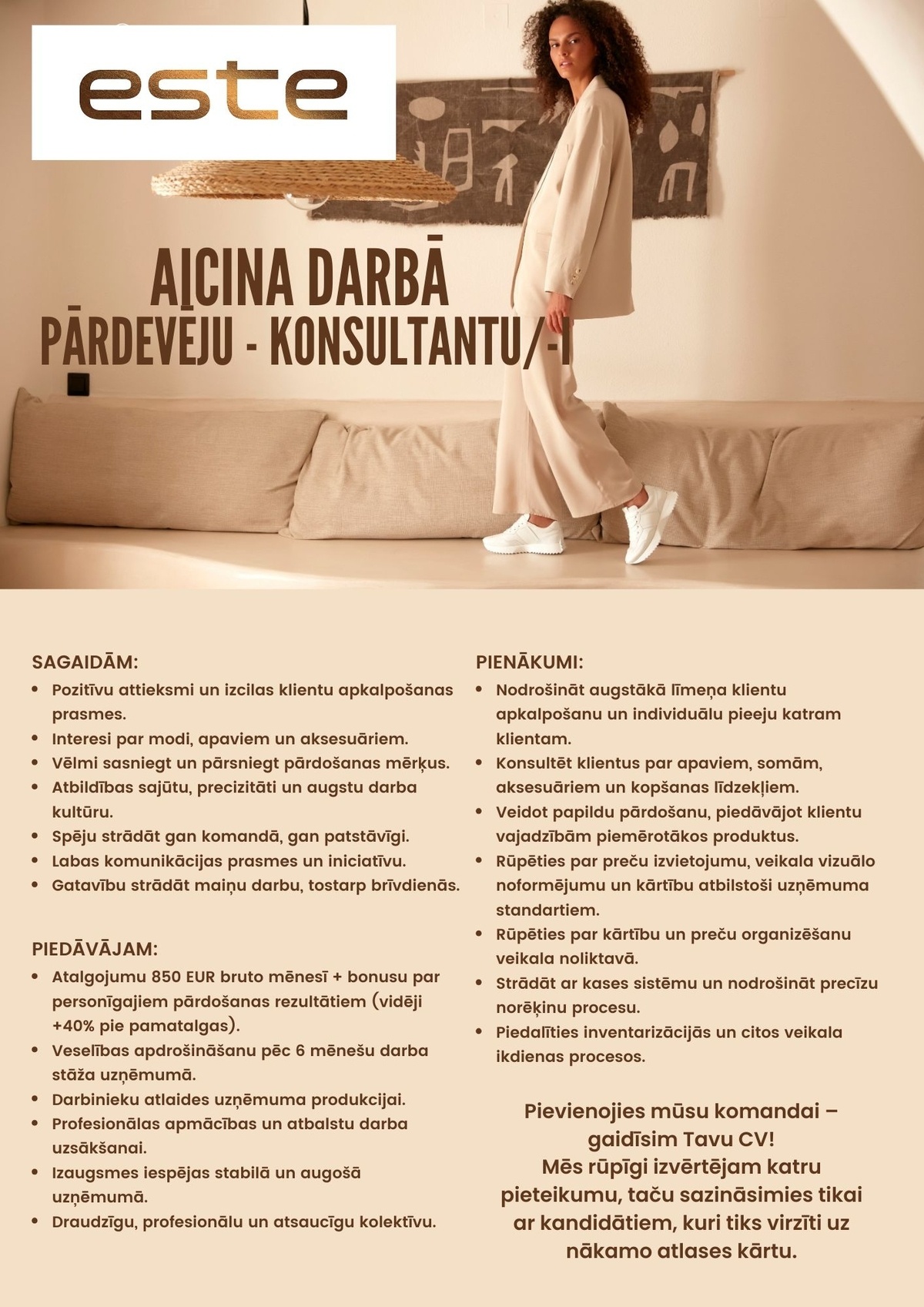 Danbalt Footwear, SIA Pārdevējs/a - Konsultants/e TC "Galleria Riga"