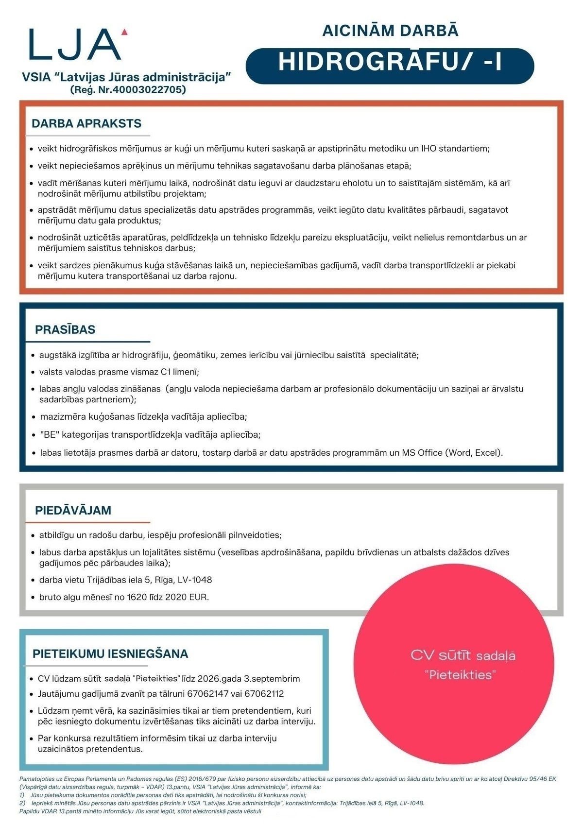 Latvijas Jūras administrācija, SIA Hidrogrāfs/-e