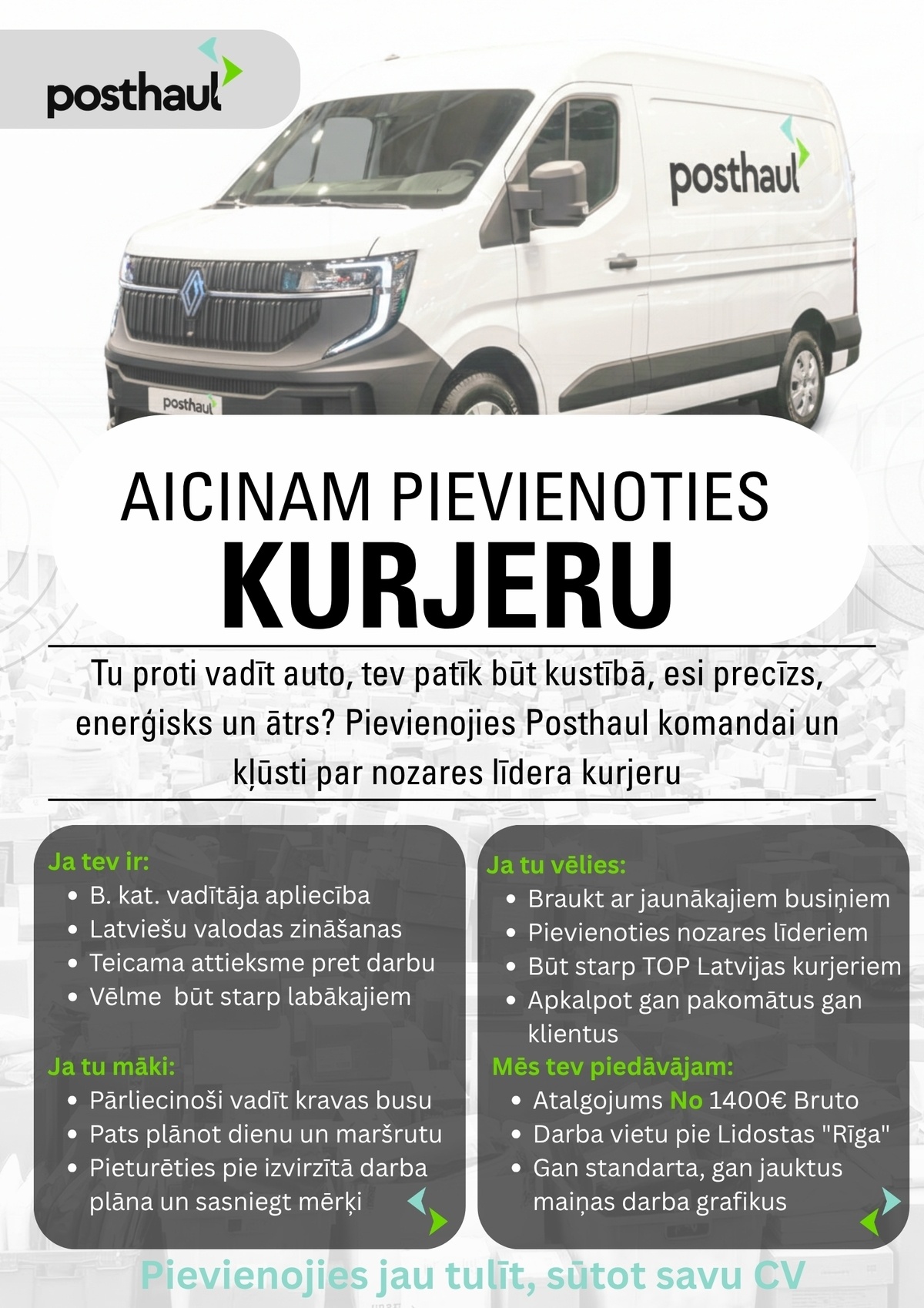 PostHaul, SIA Kurjers/-e