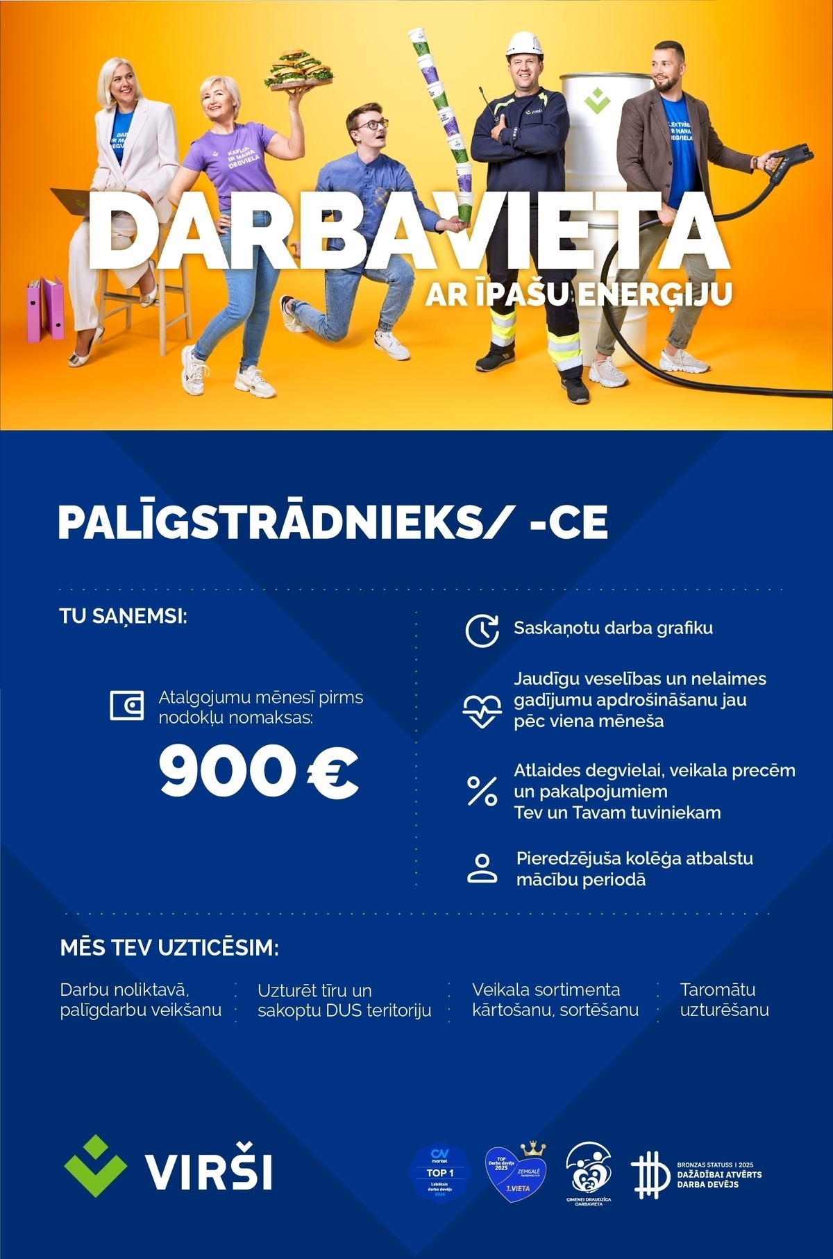 Virši-A, AS Palīgstrādnieks/-ce DUS Mārupe