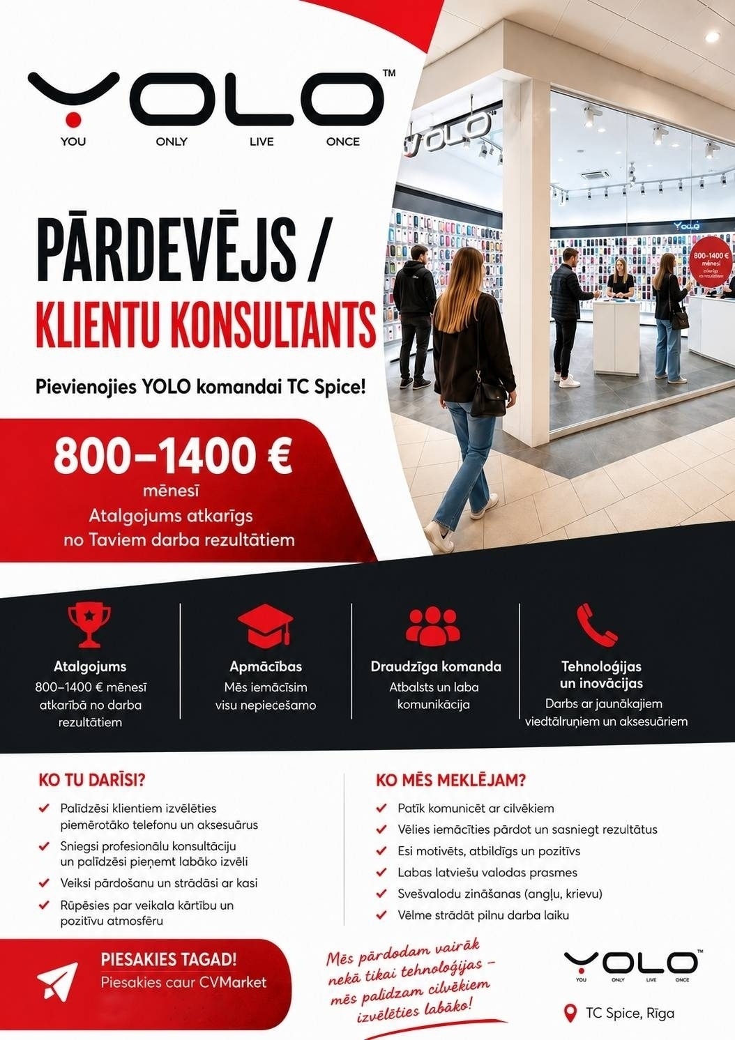 MOBEX LATVIA, SIA Pārdevējs/-a