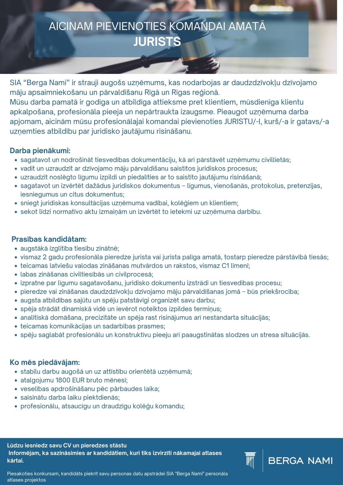 Berga Nami, SIA Jurists/-e
