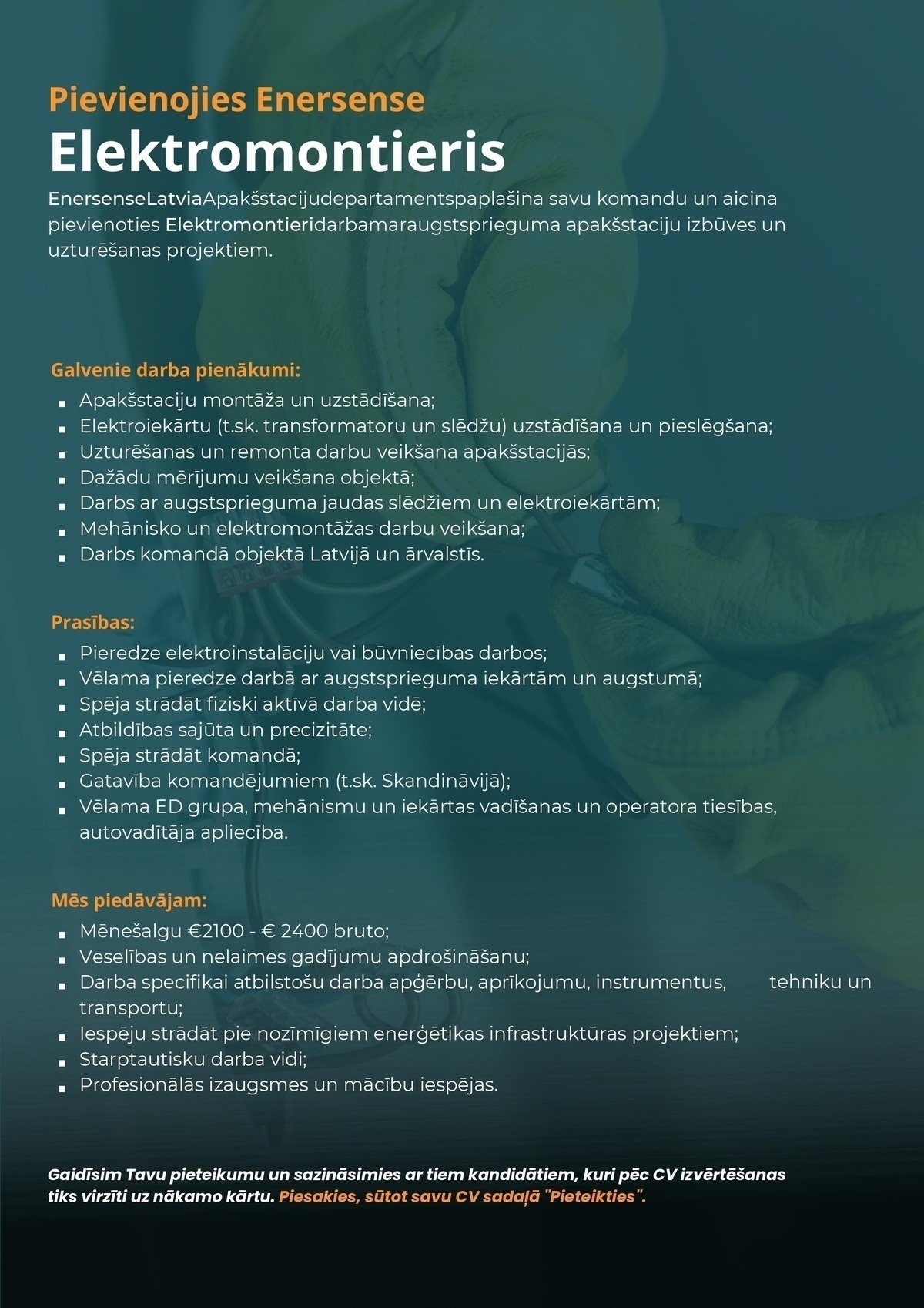 Enersense, SIA Elektromontieris/-e