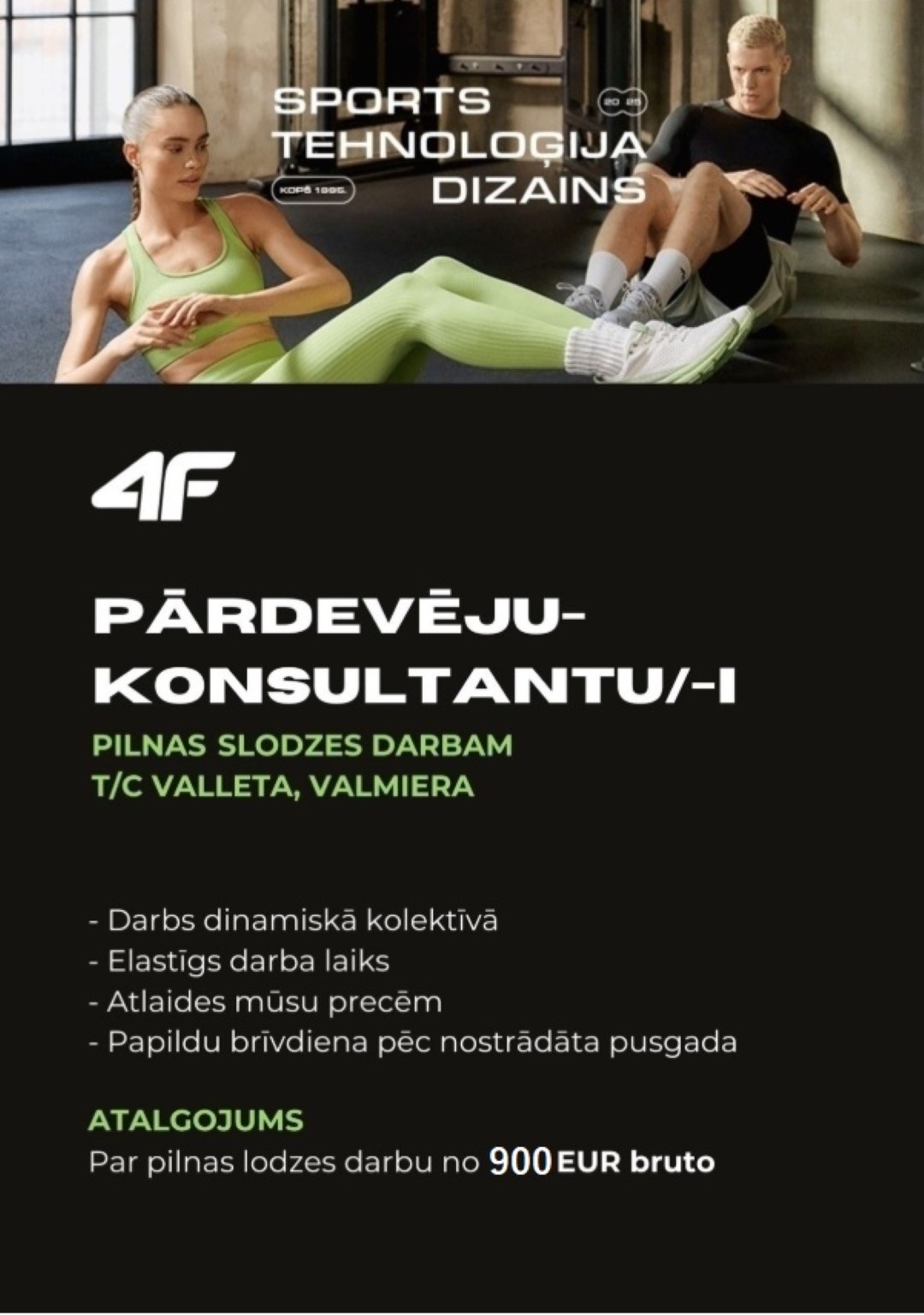 OTCF Latvija, SIA Pārdevējs/-a - konsultants/-e TC "Valleta"