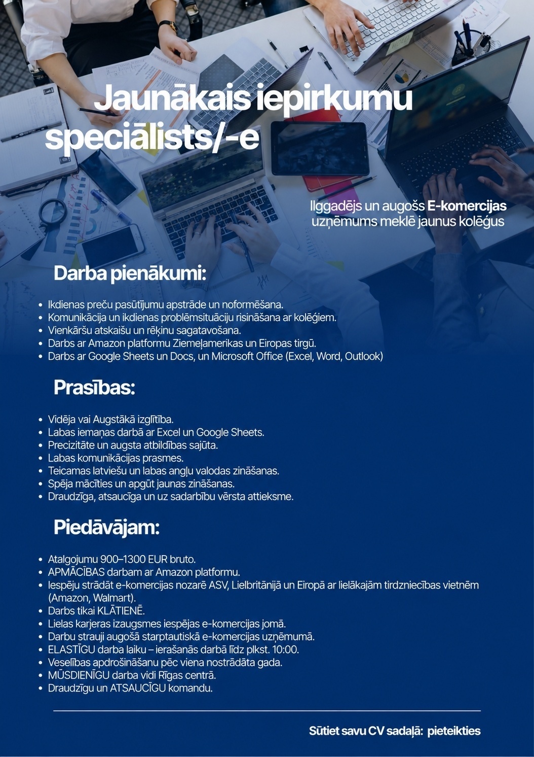 Ozo Brothers, SIA Jaunākais/-ā iepirkumu speciālists/-e