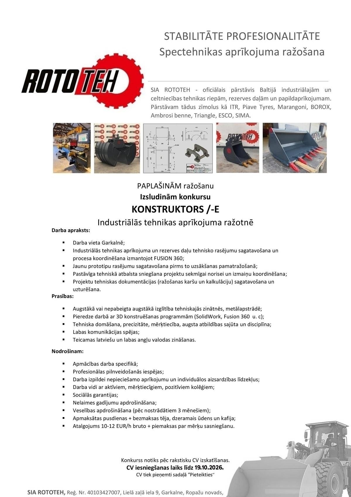 Rototeh, SIA Konstruktors/-e