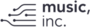 Music, Inc. darba piedāvājumi